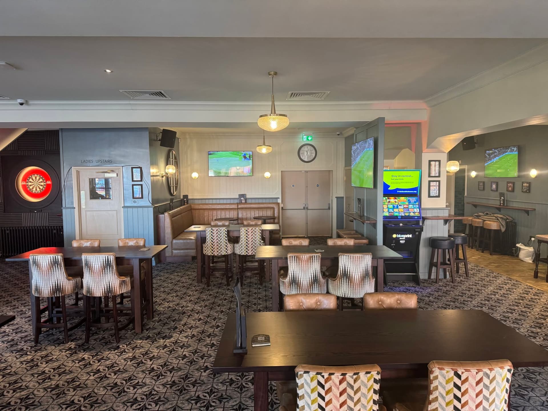 Completed commercial bar refurbishment