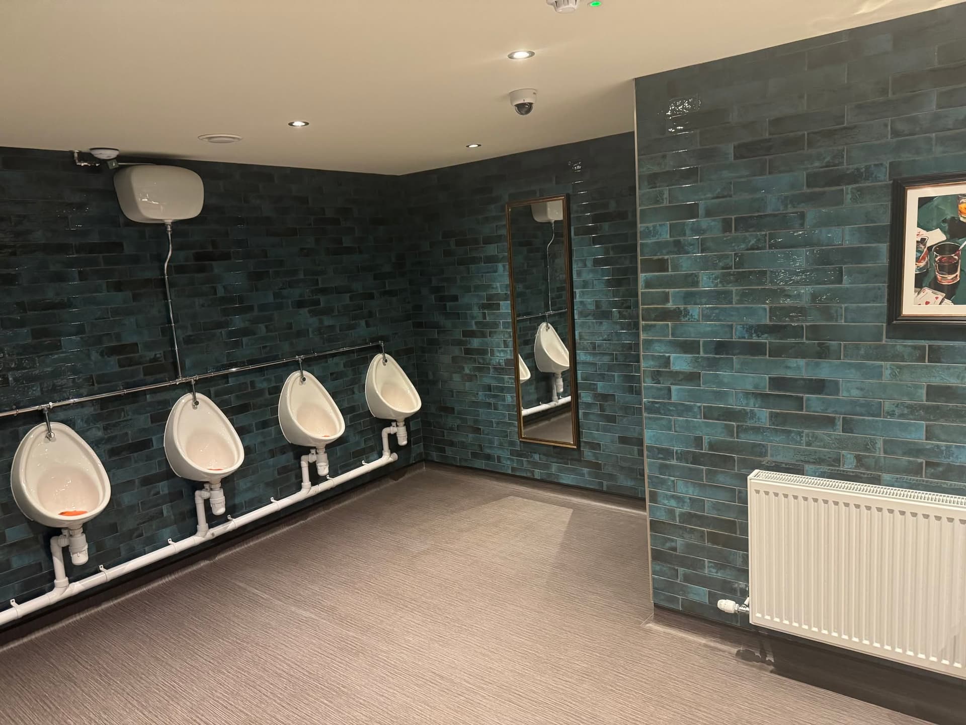 Completed washroom