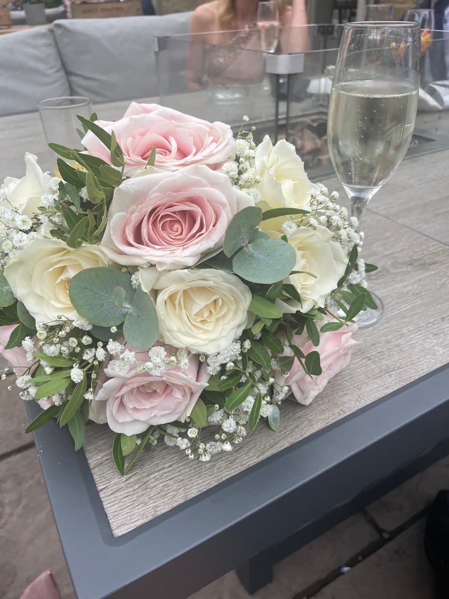 Button Rose Floral Design